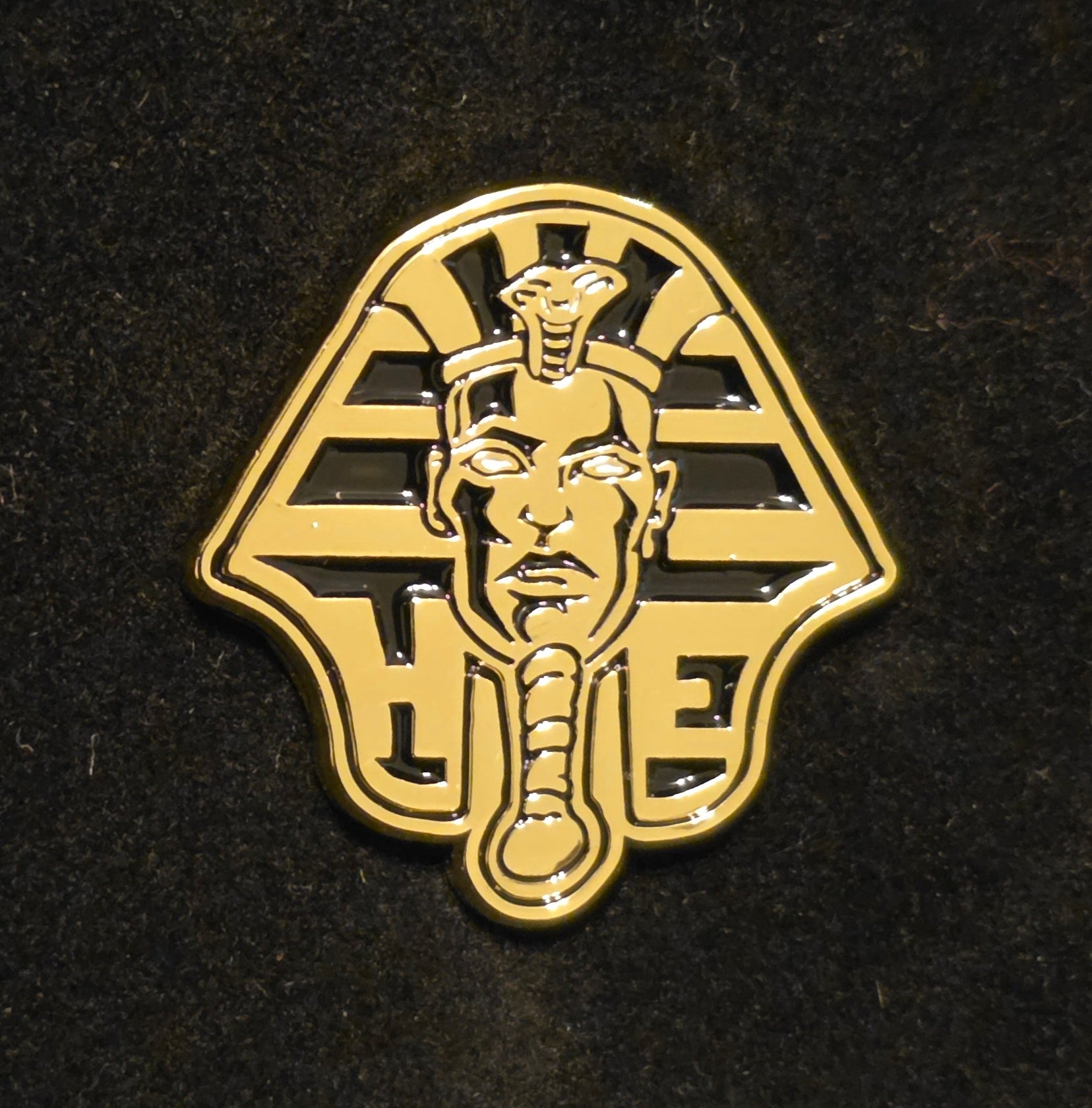 HE Sphinx Head Enamel Pin
