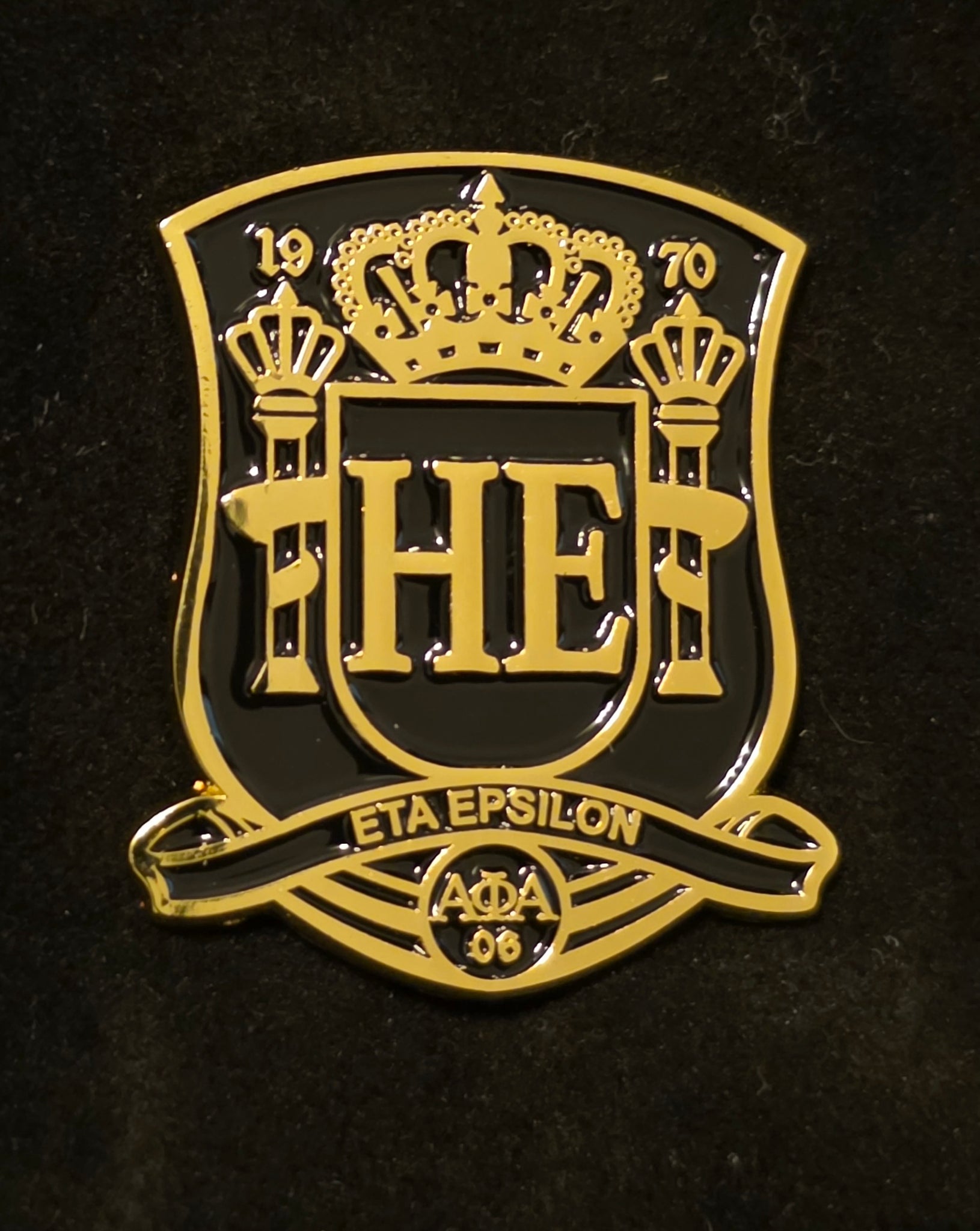 HE Crest  Enamel Pin