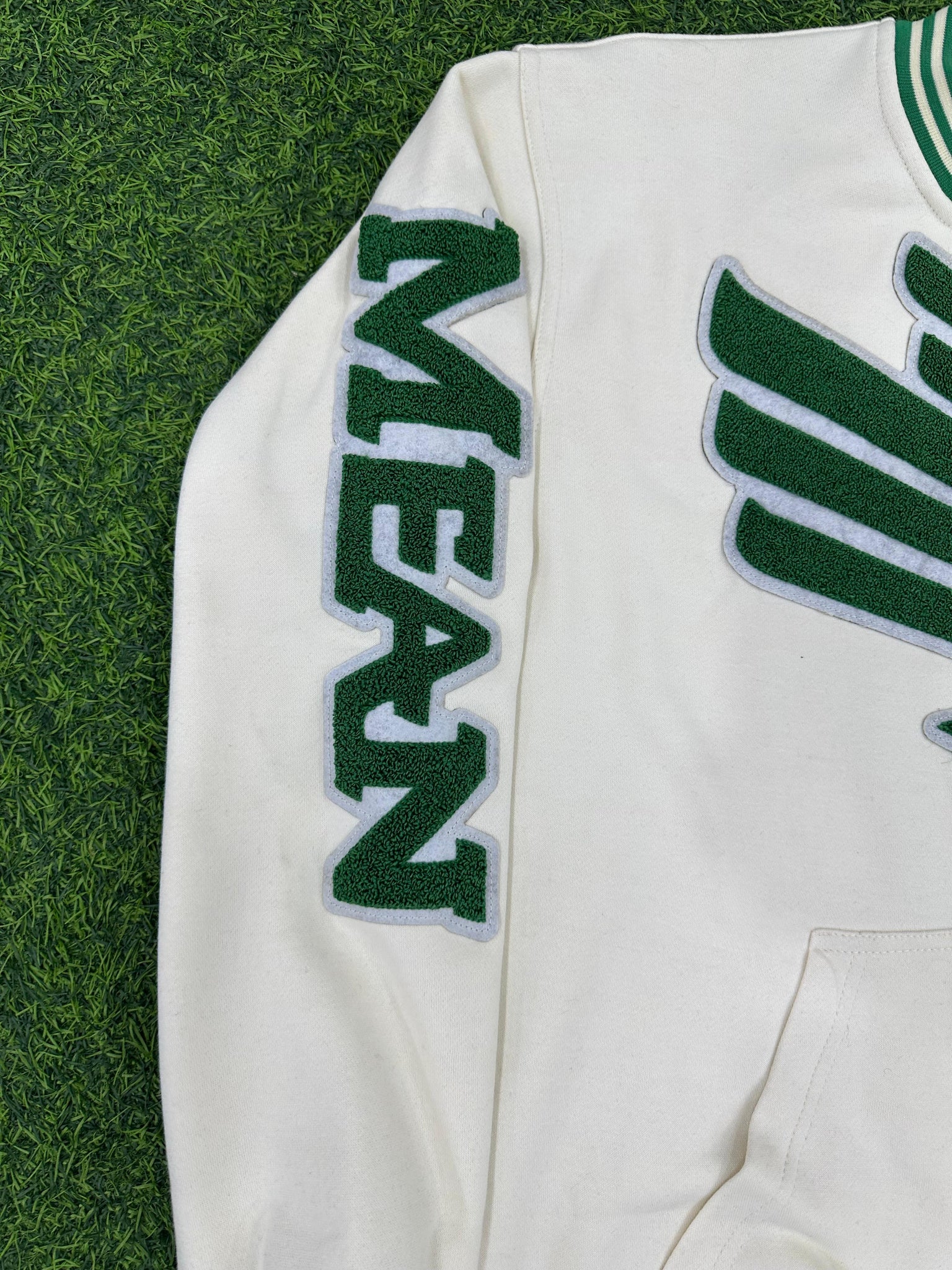Mean Green Chenille Crewneck l