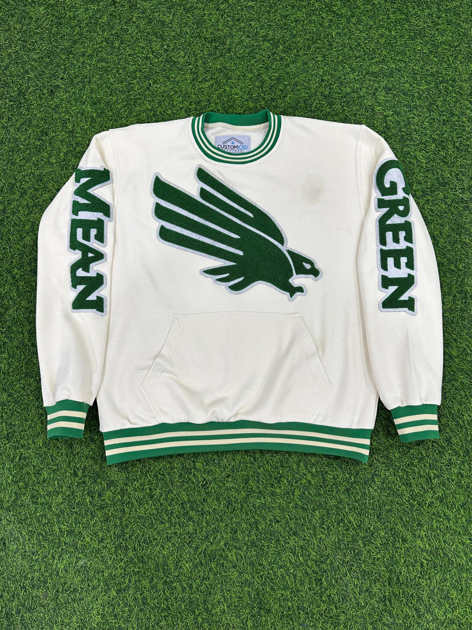 Mean Green Chenille Crewneck l