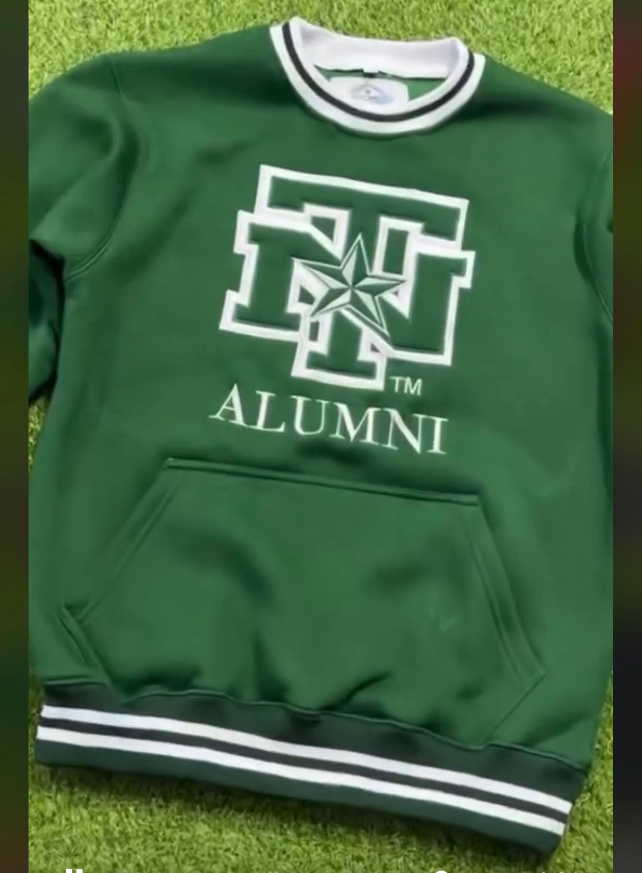 North Texas Alumni Dark Green Crew