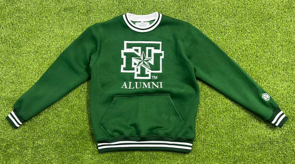 North Texas Alumni Dark Green Crew