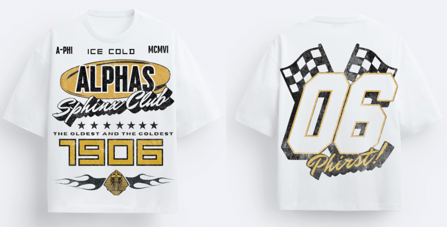 Alpha Sphinx Club Racing Tee