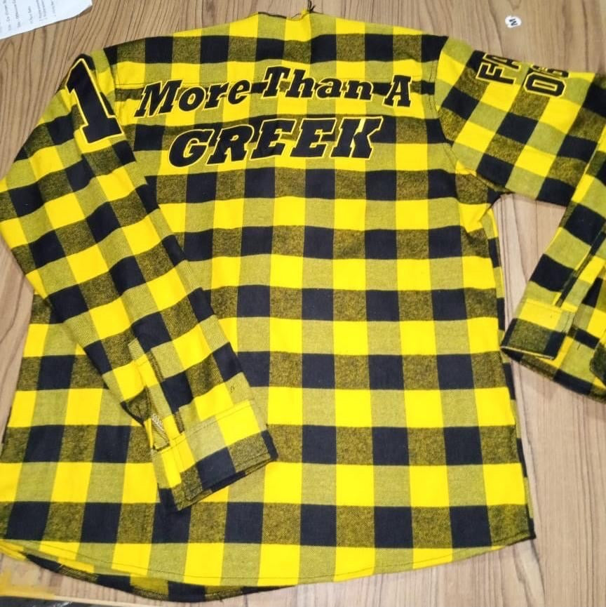 More Than A Greek Flannel/Shorts Combo