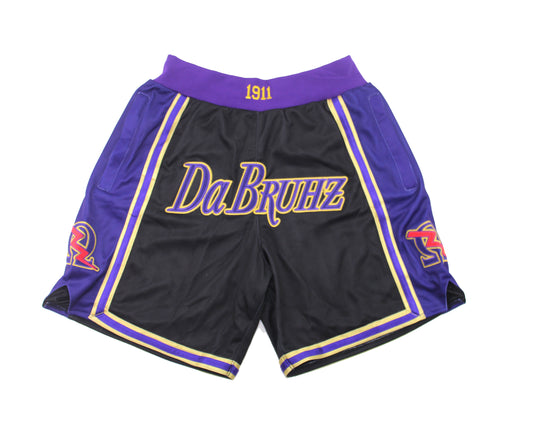 Black "Bruhz" Shorts