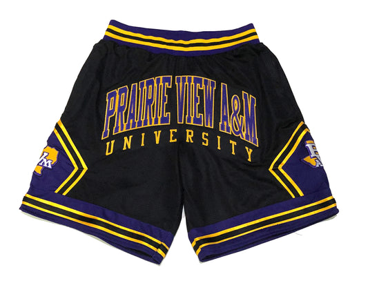 Black Prairie View A&M Shorts